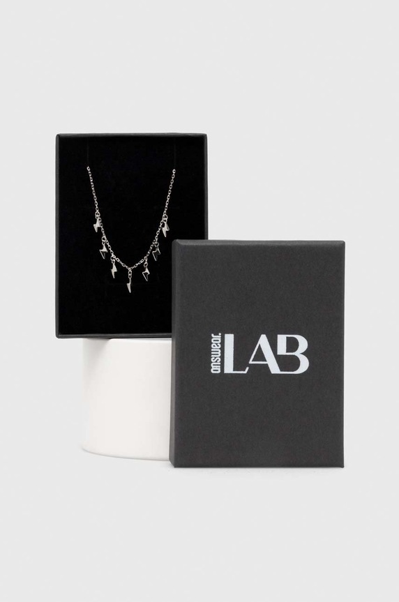Akcesoria Answear.LAB naszyjnik srebrny bi15.DB srebrny