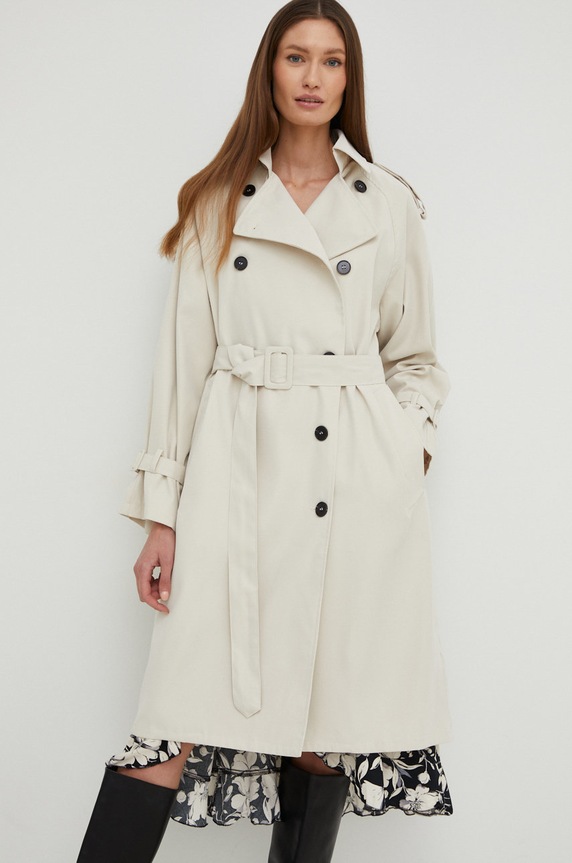 Answear Lab trencz nieocieplane beżowy 4368.JS
