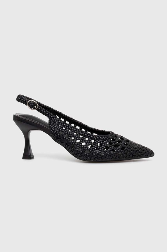 Answear Lab pantofi cu toc subțire negru A3001.HWK