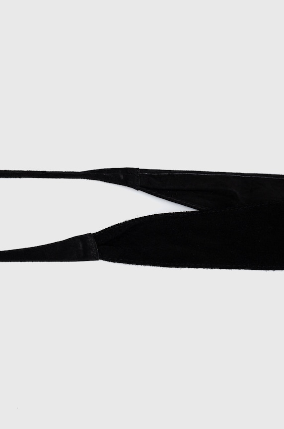 Accesorii Answear Lab curea din piele intoarsa CP0039.WK negru