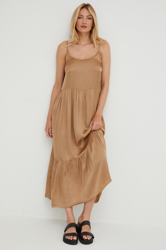 Answear Lab sukienka casual beżowy G16520RA.1w