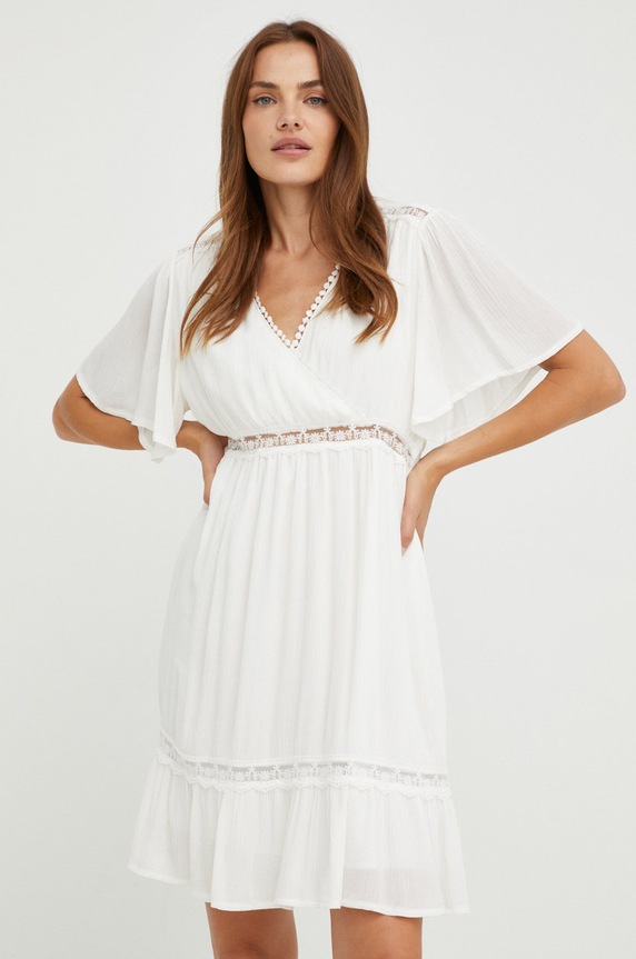 Answear Lab sukienka casual biały DF7006.w