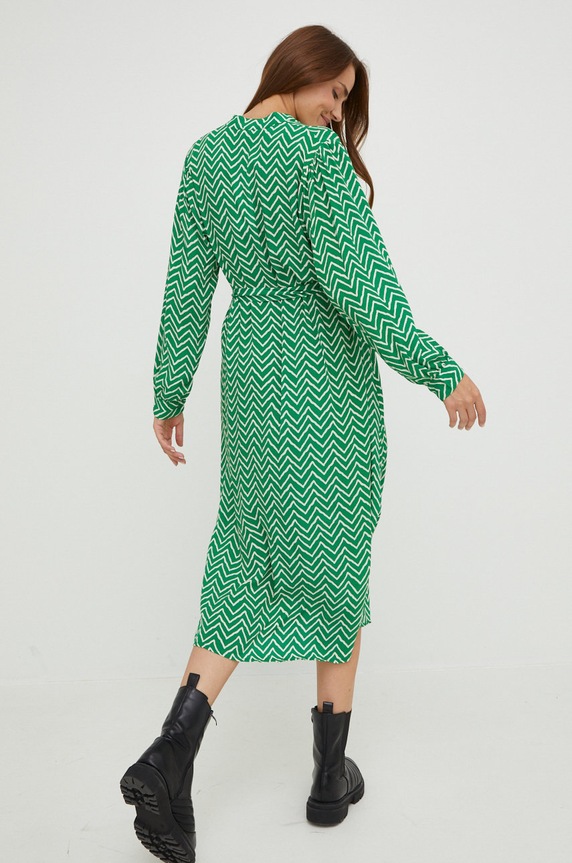 Answear Lab sukienka 95332PVSD.1WK zielony WZ22