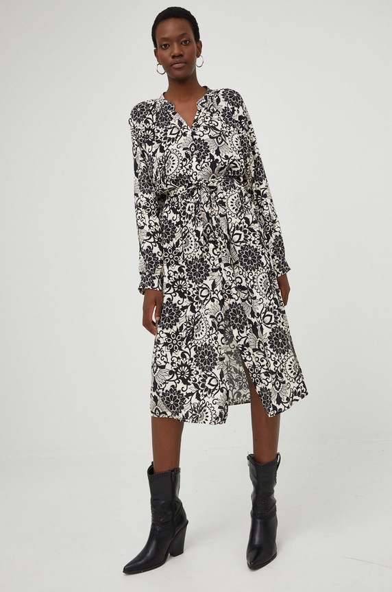 Answear Lab sukienka 42763.JS beżowy WZ22