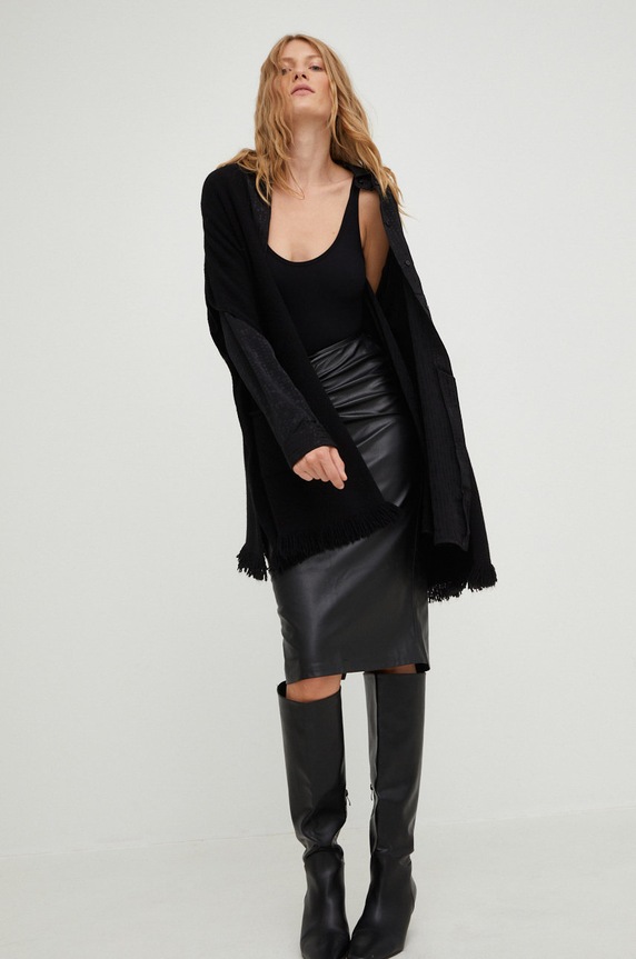 Answear Lab sweter 70195.1W czarny WZ22