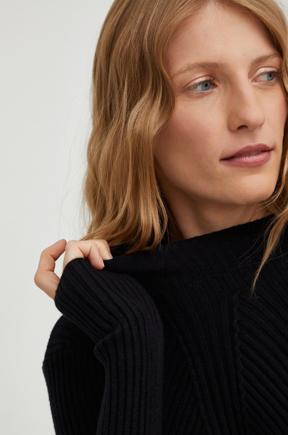 Answear Lab sweter czarny 3198.js