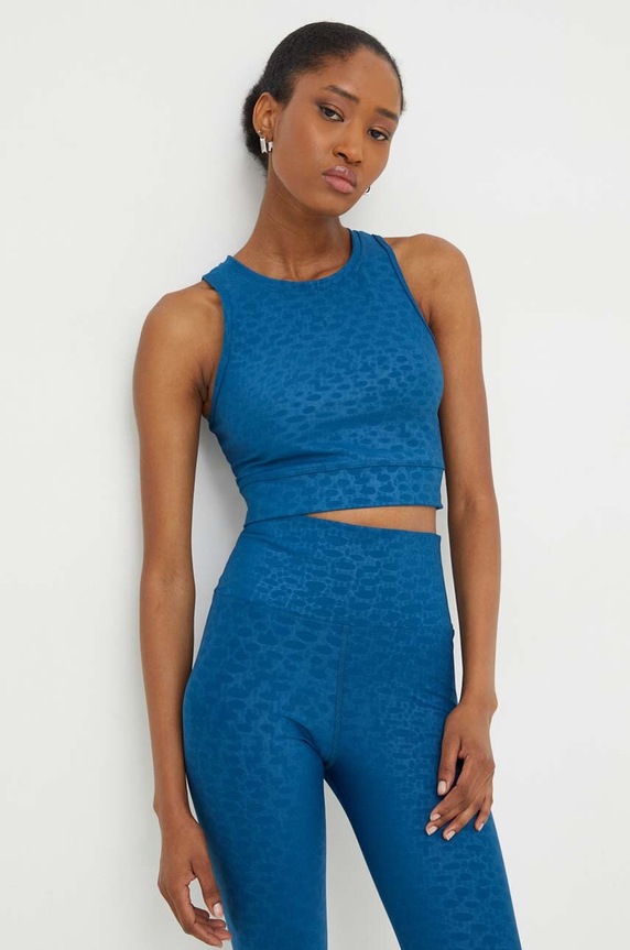 Answear.LAB top niebieski ss3735.gora.TWK