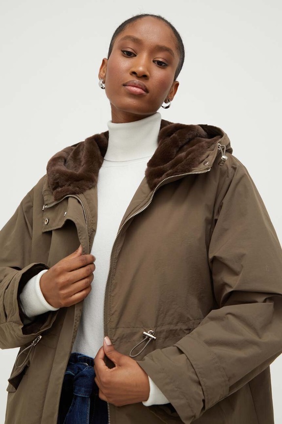 Answear.LAB Lab giacca parka Waterprof transitorio verde 8396.FKK