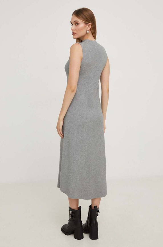 Odzież Answear Lab sukienka 86293.HKK szary