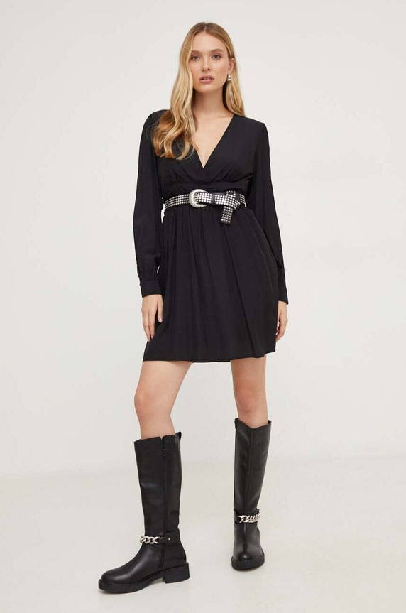 Answear.LAB sukienka 4000d.FKK czarny WZ23