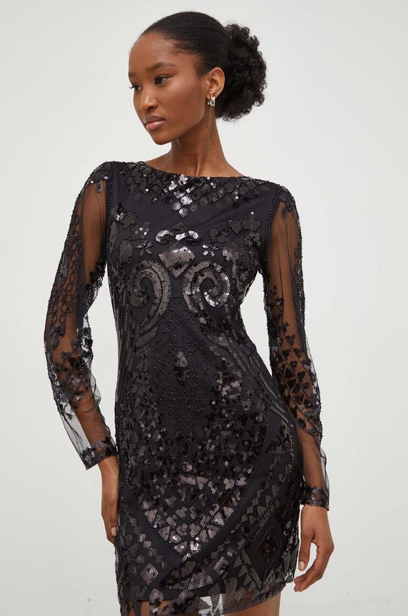 Answear Lab rochie mini negru 21955.FKK