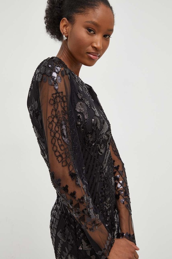 Answear Lab rochie negru 21955.FKK