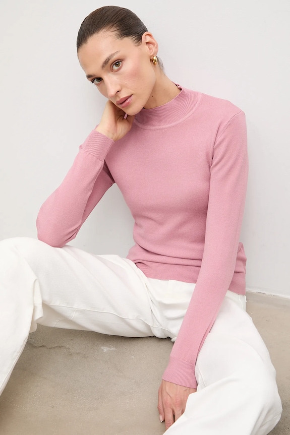 Answear.LAB maglione in cashemire misto lana rosa wf2407.FKK