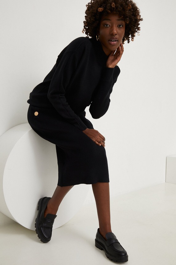 Answear Lab sweter FT5566.HWK czarny WZ23