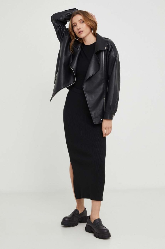 Answear Lab bluza JMC19398.HWK negru WW25
