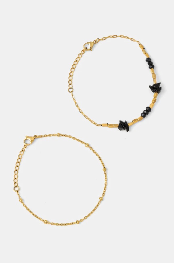 Accesorii Answear Lab colier și brățară 22025.22026.FLK negru