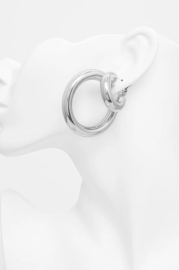 Accesorii Answear Lab cercei 2-pack 66.700.800.ios argintiu