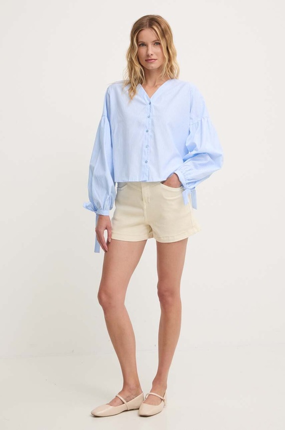 Answear.LAB koszula bawełniana 6760.TWK niebieski WZ24