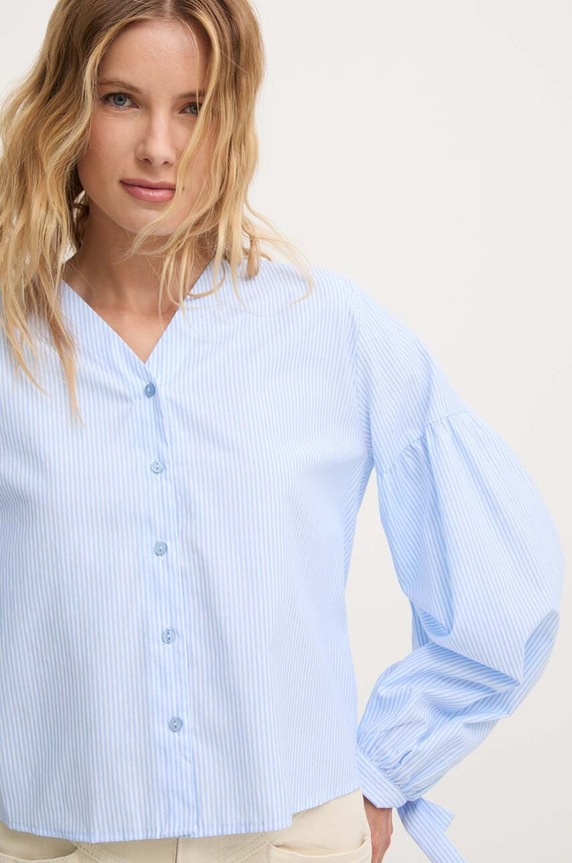 Answear.LAB koszula bawełniana niebieski 6760.TWK