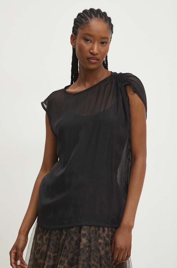 Answear Lab bluza negru sv871.ijs