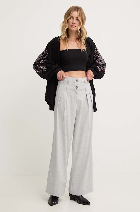 Answear.LAB top 0402.TWK fekete WZ24