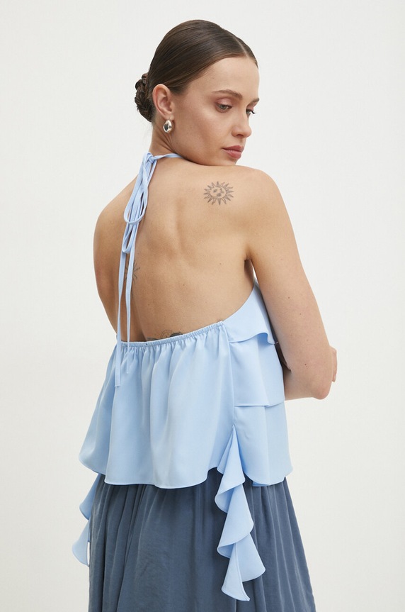 Ρούχα Μπλουζάκι Answear.LAB 18145.tjs μπλε