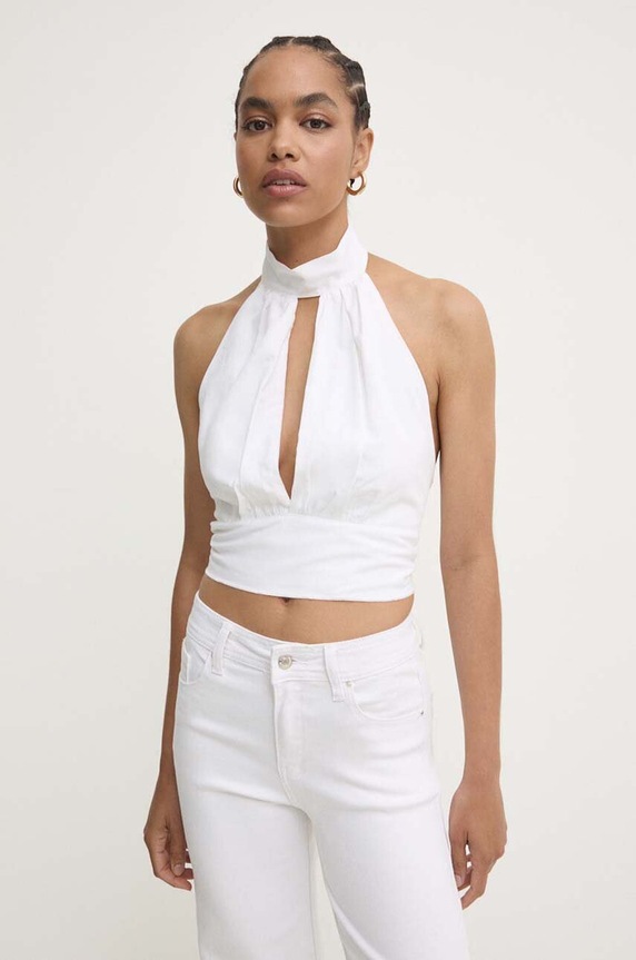 Answear.LAB top di lino bianco 92216.ijs