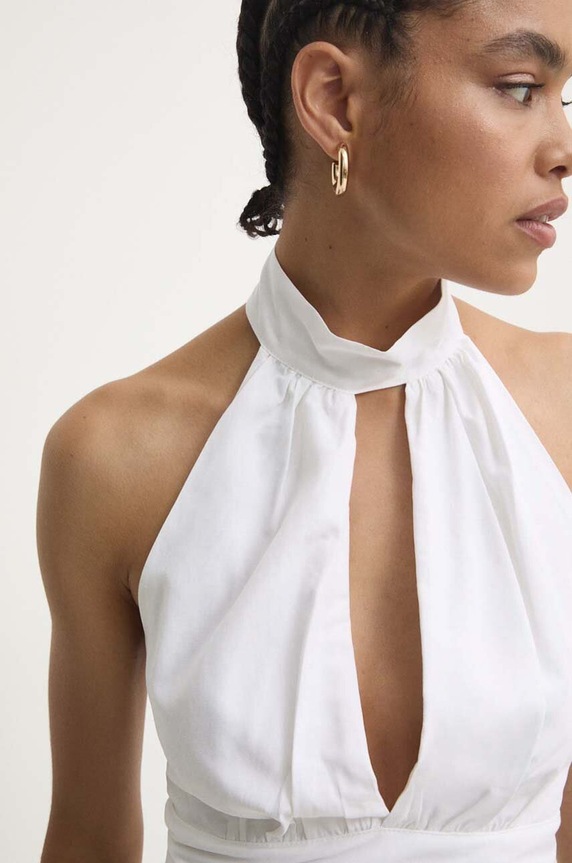 Answear.LAB top di lino 92216.ijs bianco