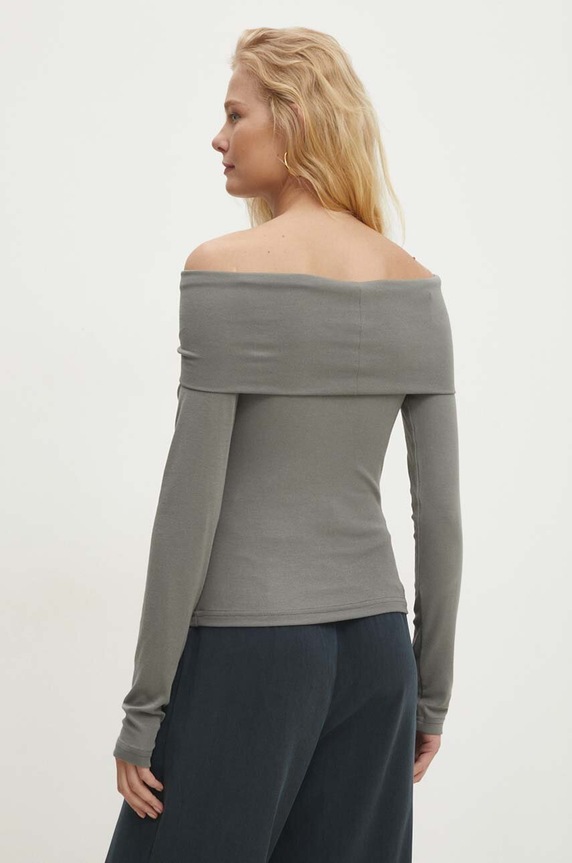 Ρούχα Longsleeve Answear.LAB WZ24.BDD03A.th γκρί
