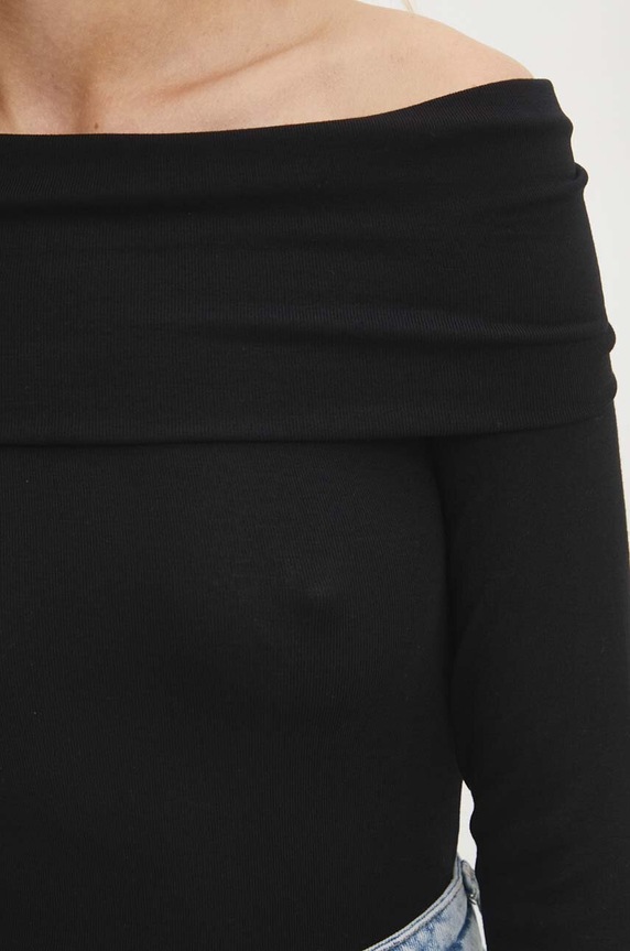 Longsleeve Answear.LAB WZ24.BDD03A.th μαύρο