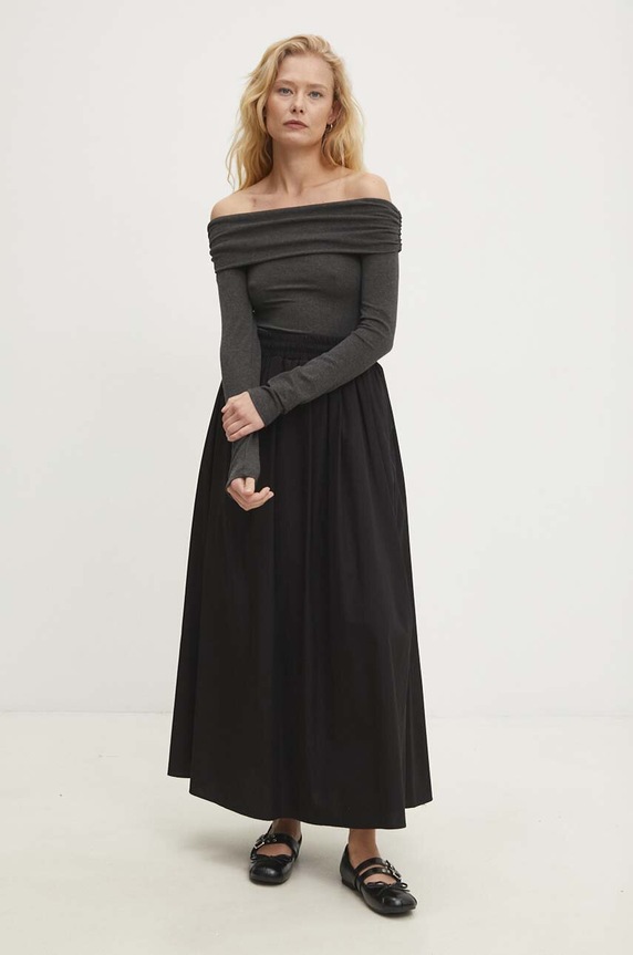 Odzież Answear.LAB longsleeve .0896.fms szary