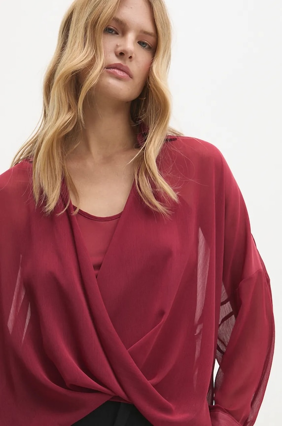 Bluza Answear.LAB crvena LD1496.hos