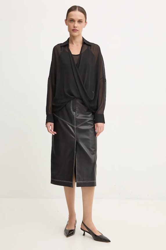 Answear Lab bluza LD1496.hos negru WZ24