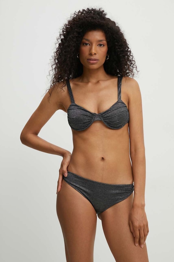 Bikini top Answear.LAB hld610.24.g.fh ασημί WZ24