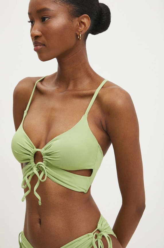 Answear Lab sutien de baie usor rigidizat verde 24701.gora.ims