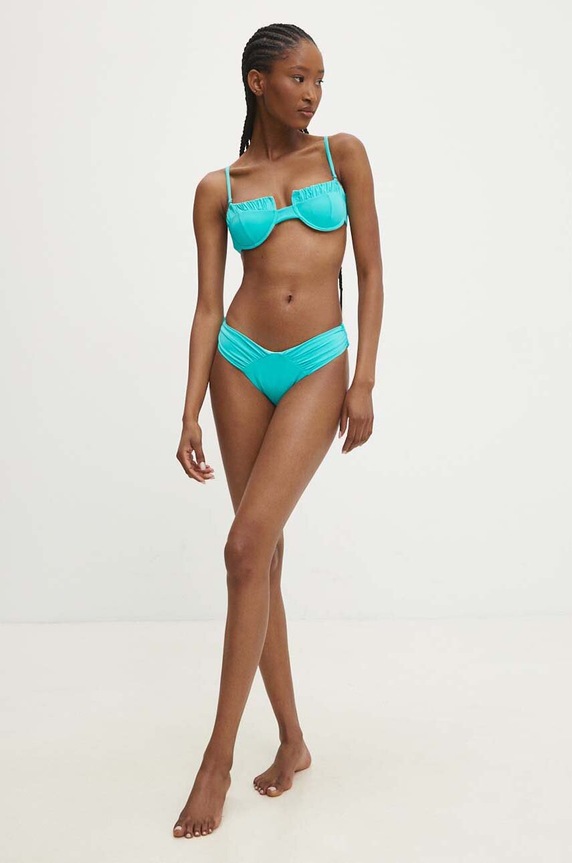 Bikini top Answear.LAB 15601.gora.ims τιρκουάζ WZ24