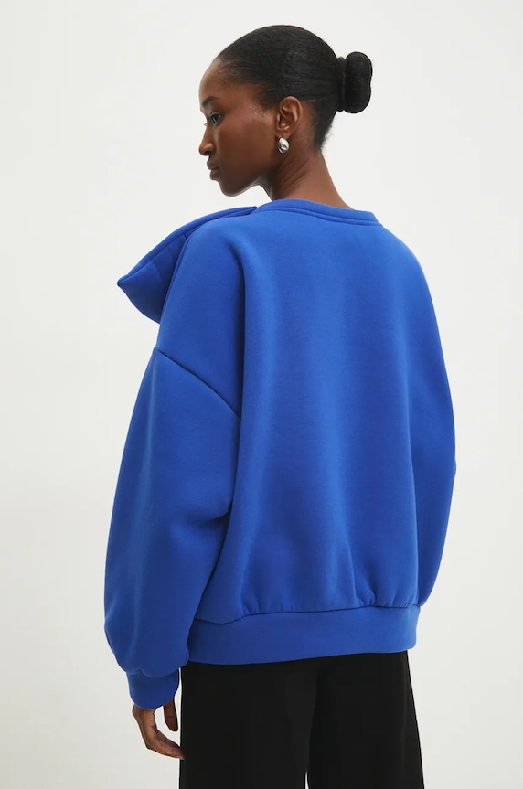 Îmbrăcăminte Answear Lab bluza swtop015.FKK albastru