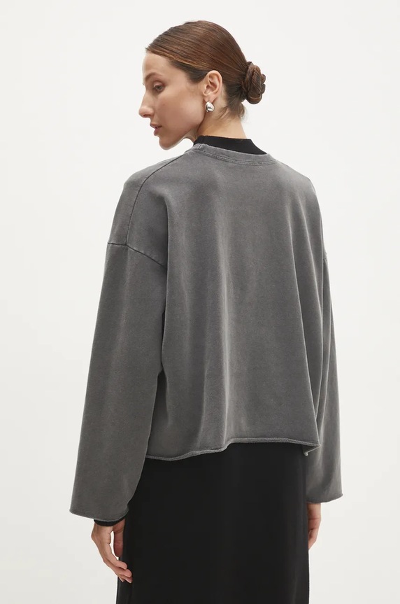 Odzież Answear.LAB bluza bawełniana UFP00119.HWK szary