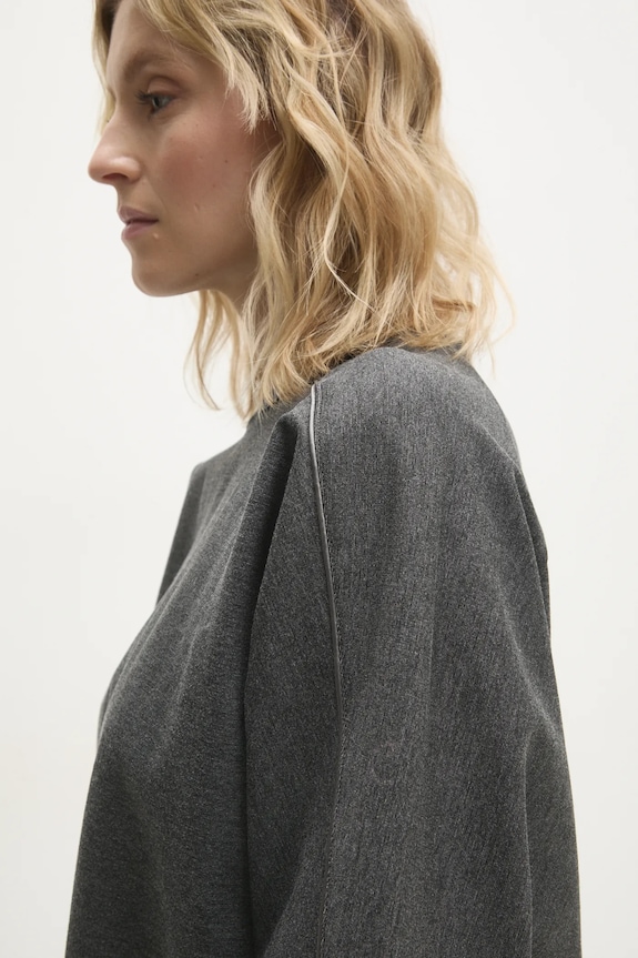 Μπλούζα Answear.LAB γκρί sw93716.ilk