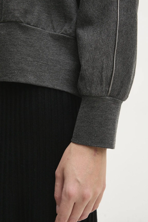 Μπλούζα Answear.LAB sw93716.ilk γκρί