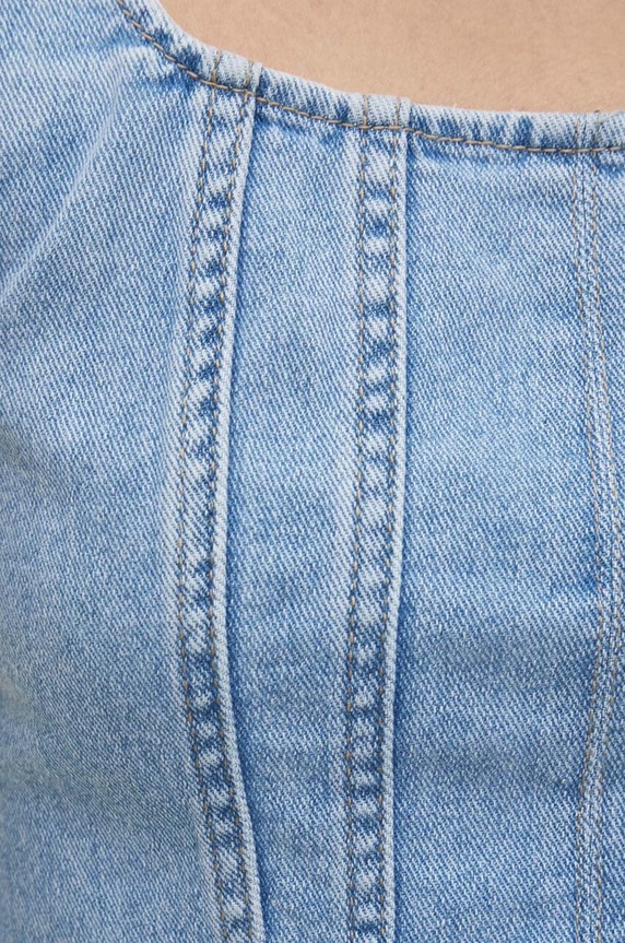 Answear Lab top din denim RD2321.HWK
