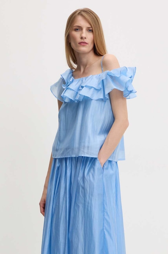 Answear.LAB bluzka i spódnica 5106.IKK niebieski