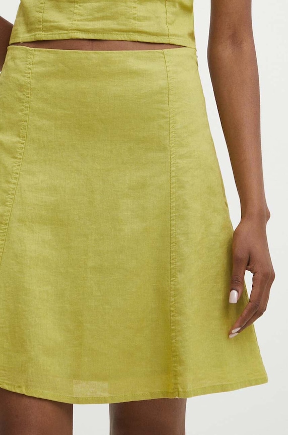 Λινό σετ Answear.LAB 5068ab.IKK πράσινο