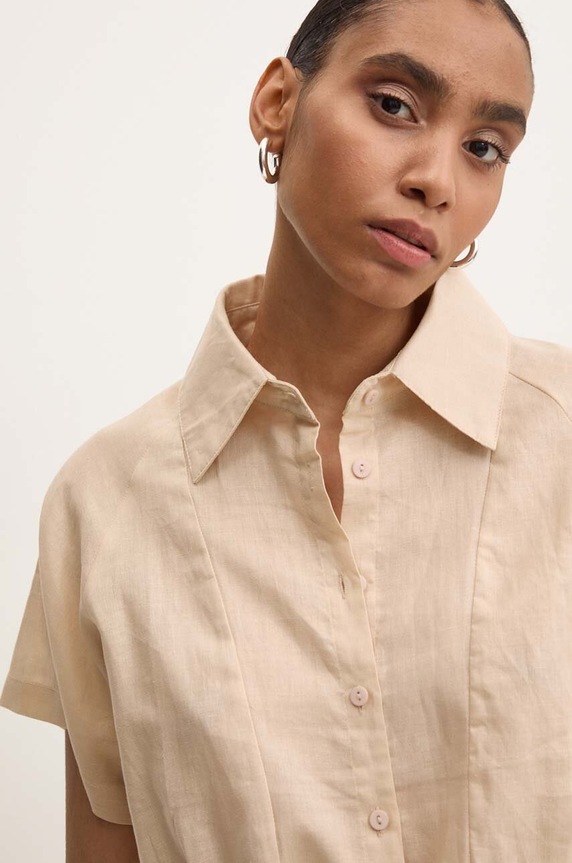 Answear Lab komplet lniany 4671.IKK beżowy