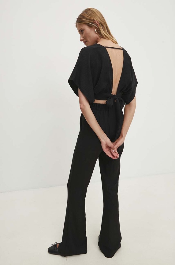 Answear Lab pantaloni 23189.th negru WZ24