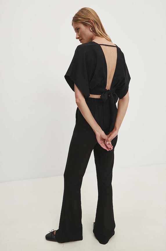 Answear Lab pantaloni 23189.th negru WZ24
