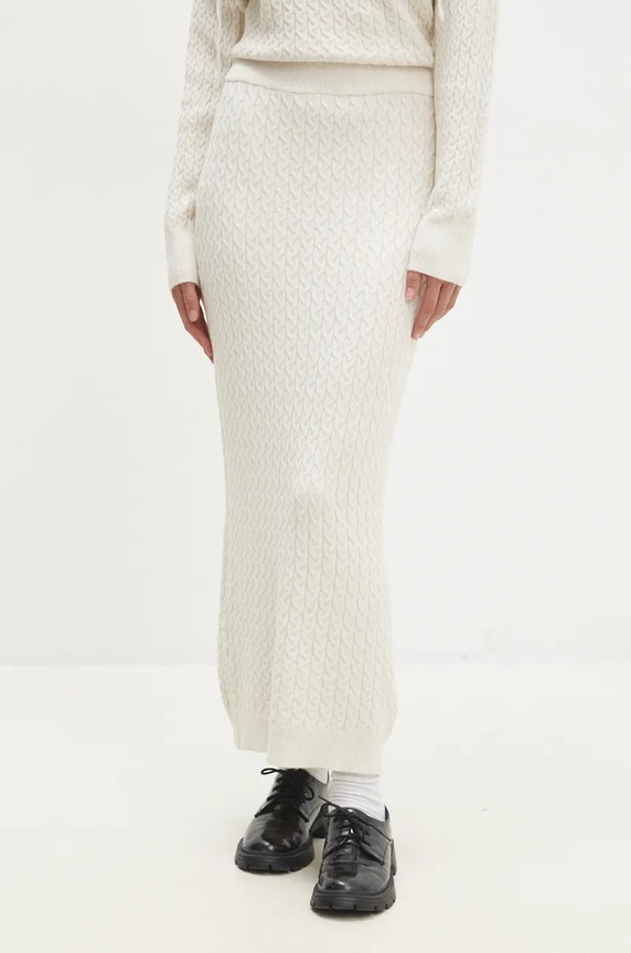Answear.LAB sweter i spódnica beżowy W2011AB.HLK