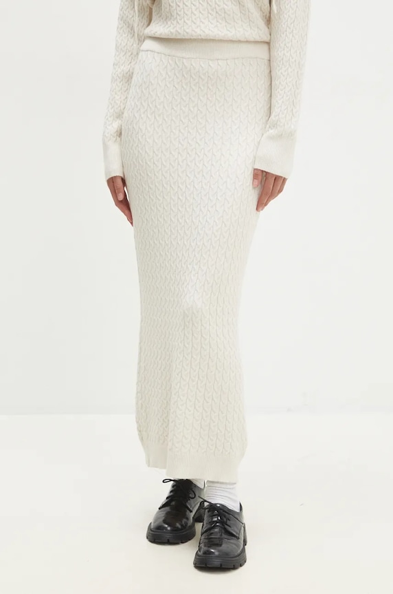 Answear.LAB sweter i spódnica beżowy W2011AB.HLK