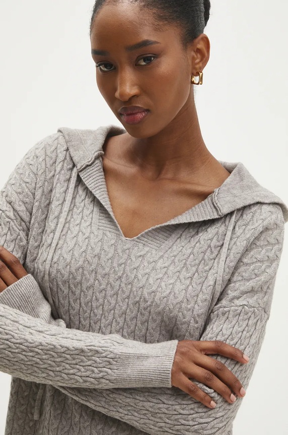 Answear.LAB sweter i spódnica W2011AB.HLK szary