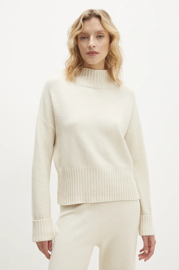 Odzież Answear Lab komplet n713637.IKK beżowy